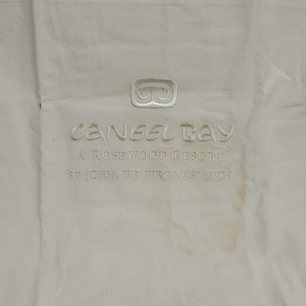 Cancel Bay A Rosewood Resort St John US Virgin Islands 19" x 34" Drawstring Bag
